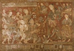 The Mahasiddha (Great Adept) Vanaratna (1384-1468) Receiving Abhishekha (Initiation) from Sita Tara (White Tara) by Anonymous