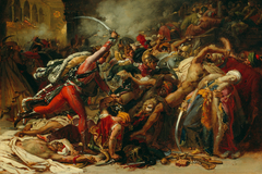Sketch for The Revolt of Cairo by Anne-Louis Girodet de Roussy-Trioson