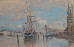The Seine at Rouen by Claude Monet