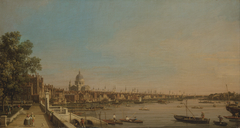 The Thames from the Terrace of Somerset House, Looking toward St. Paul's