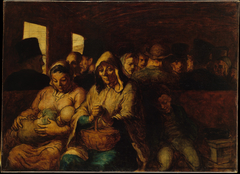 The Third-Class Carriage by Honoré Daumier