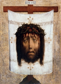 The veil of St. Veronica (Vera Icon). by Wilhelm Kalteysen