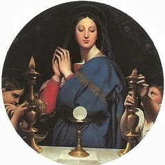 The Virgin Adoring the Host