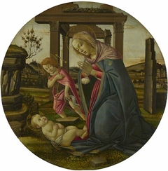 The Virgin and Child with Saint John the Baptist by Anonymous