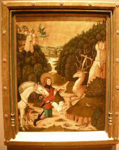 The Vision of St. Eustace by Anonymous