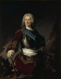 Thomas Goyon de Matignon (1684-1766), comte de Gacé, seigneur de Briquebec, Brigadier des armées du Roi en 1719. by Louis Tocqué