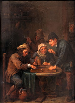 Trictrac players by David Teniers the Younger