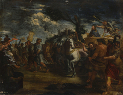 Triumphzug des Erzherzogs Leopold Wilhelm by Francesco Costanzo Cattaneo