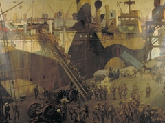 Troops Embarking at Southampton for the Western Front