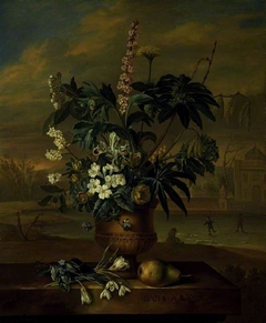 Twelve Months of Flowers: January by Jacob van Huysum
