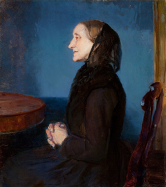 Painting by Anna Ancher of her mother