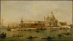 Venice: The Dogana and Santa Maria della Salute by Anonymous