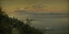 View from the Hills above Castellamare at Naples by Johan Christian Dahl