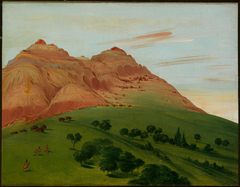 View in the Grand Detour, 1900 Miles above St. Louis by George Catlin