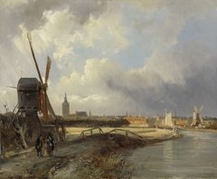 View of The Hague by Cornelis Springer