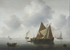 View of the Merwede by Hendrik Martenszoon Sorgh