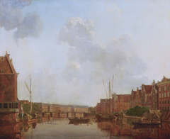 View of the River Amstel in Amsterdam
