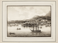Vista da Cidade de St. Sebastião do Rio de Janeiro tirada da Ilha das Cobras