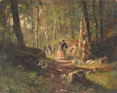 Walk in the Forest by Ivan Shishkin