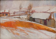 Winter Landscape. Over Kærby Hill.