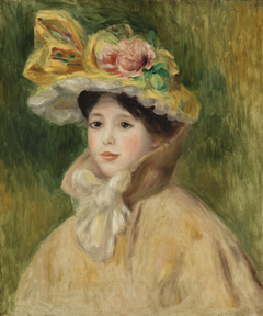 Woman with Capeline (Femme à la capeline) by Auguste Renoir