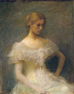 Young Girl Seated by Thomas Dewing
