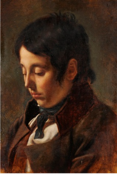 Young man in bust by Marc-Charles-Gabriel Gleyre