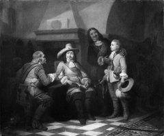 A Pole Brought Captive before King Karl X Gustav of Sweden by Johan Christoffer Boklund