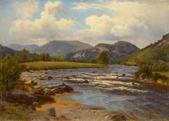 A View on the Dee by August Becker