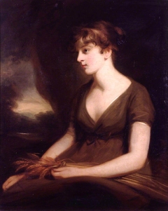 A Young Woman as 'Lavinia' by attributed to Thomas Phillips