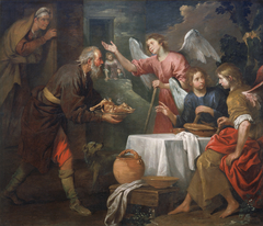 Abraham and the Three Angels by Giovanni Andrea de Ferrari