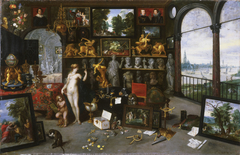 Allegory of Sight (Venus and Cupid in a Picture Gallery) by Jan Brueghel the Younger