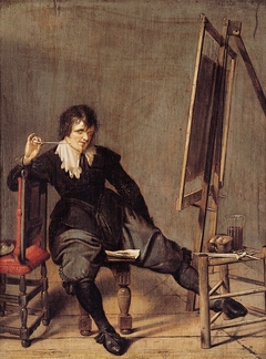 An Artist in his Studio