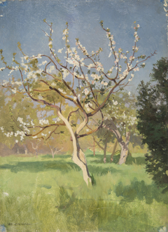 Apple-Tree in Blossom by Jan Stanisławski