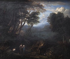 Arcadian landscape by Cornelis Huysmans
