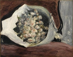 Bouquet dans une loge by Auguste Renoir