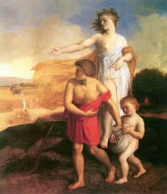 Ceres and Triptolemos by Károly Brocky