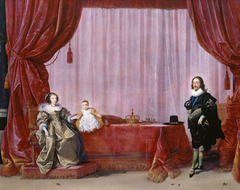 Charles I, Henrietta Maria and Charles, Prince of Wales (later Charles II)