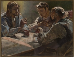 Christ in Emmaus by Jacek Malczewski