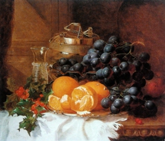 Christmas still life. by Eloise Harriet Stannard