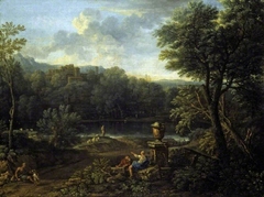 Classical landscape by John Wootton
