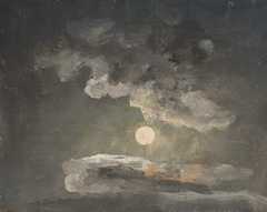 Cloud study by Johan Christian Dahl