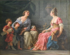 Cornélie, mère des Gracques by Nöel Hallé