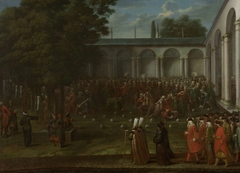 Cornelis Calkoen on his Way to his Audience with Sultan Ahmed III by Jean Baptiste Vanmour