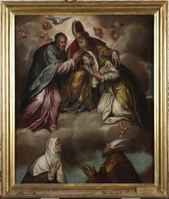 Coronation of the Virgin by Paolo Farinati