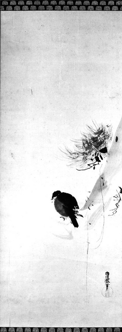 Crow on a Tree by Kanō Naonobu