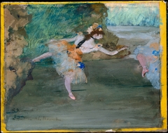 Dancer Onstage by Edgar Degas