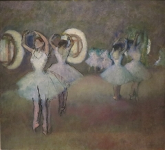 Dancers in the Rotunda at the Paris Opera by Edgar Degas