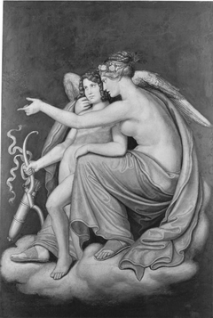 Das Märchen von Amor und Psyche: Venus und Amor by Wilhelm von Kaulbach