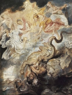 Die Versöhnung (Skizze zum Medici-Zyklus) by Peter Paul Rubens